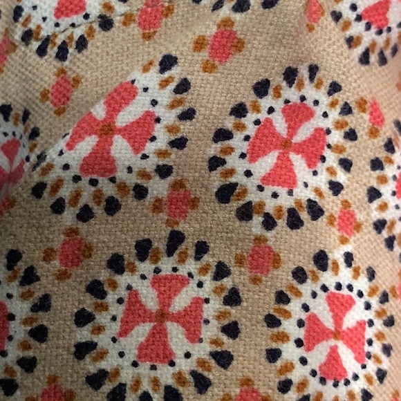 NWOT Loft Riviera Julie Crop Straight Leg Pants Pink Floral 0P - Picture 4 of 4